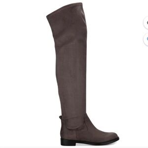 Kenneth Cole Reaction Wind-Y Over the Knee Tall Suede Gray Boots Size 5